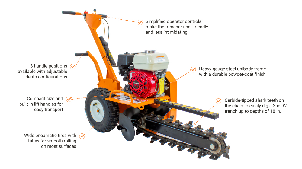 Brave Trencher | 18-In. Shark Chain | GX160 | BRPT18 @ Great