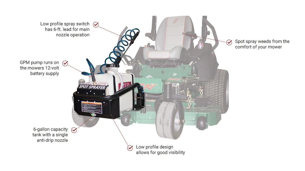 Jrco Spot Sprayer | With Wand | 6 Gallon Tank | 300.JRC @ Great