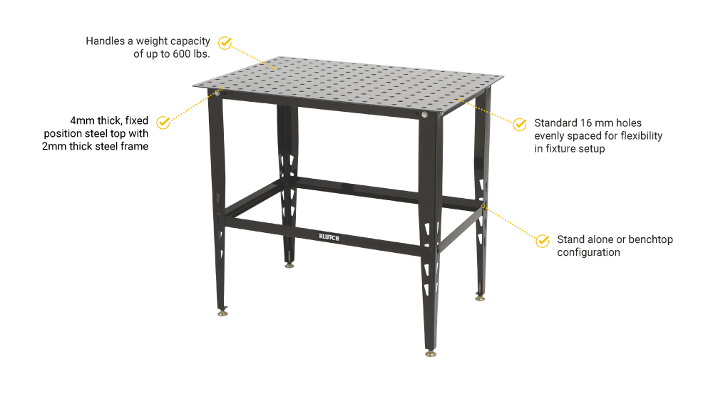 Klutch fixture table discount
