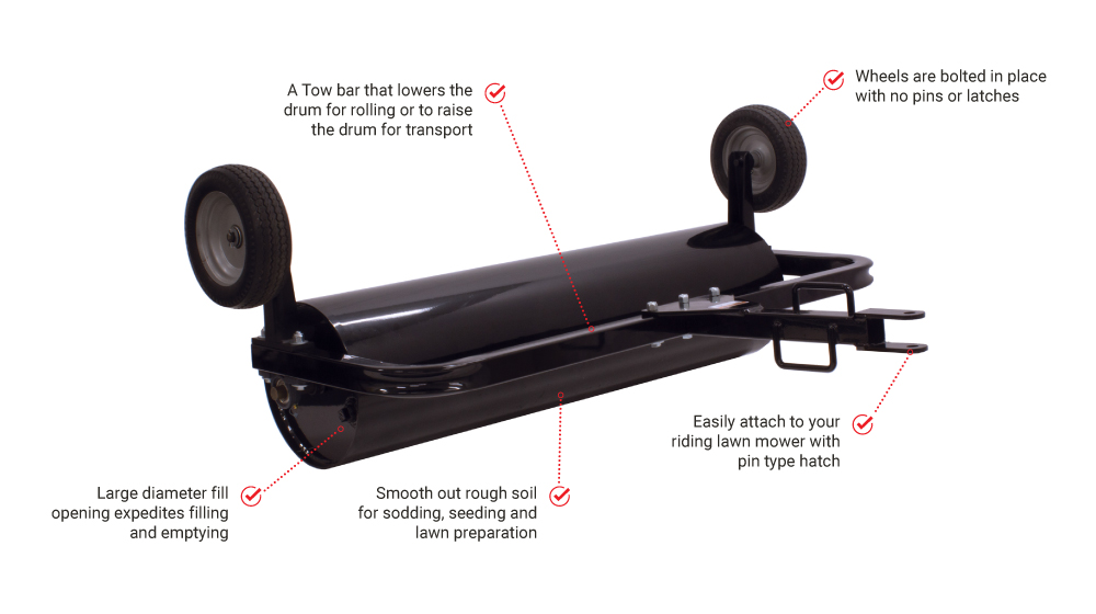 Maxim Lawn Roller | 48 in. Tow-Behind | MLR48.MAX @ Great