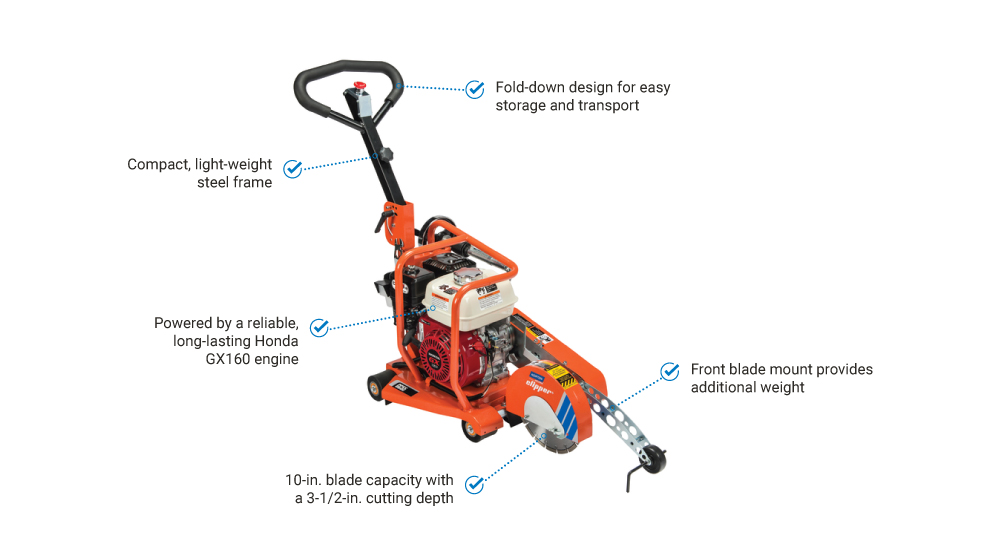 Norton Clipper GC55 Early Entry Saw | Honda GX160 Engine | GC55