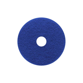 Picture of Virginia Abrasives Blue Scrubber 15-In. X 1-In. Thick Pads | Box of 5