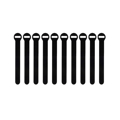 Picture of Wrap-It | Self Gripping Cable Ties | Black | 5-In. X 1/2-In. | Pack of 20