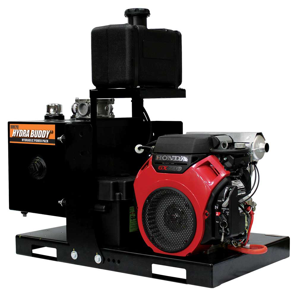 Brave Hydra Buddy | Skid Mount Power Pack | 3,000 PSI | Honda GX630  Electric Start | HBHS600GXE @ Great Northern Equipment