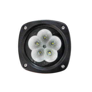 Picture of Tiger Lights | Case-Cat-Gehl-Deere-Komatsu-Mustang Compact LED Wide Flood Work Light | 4.5-In.