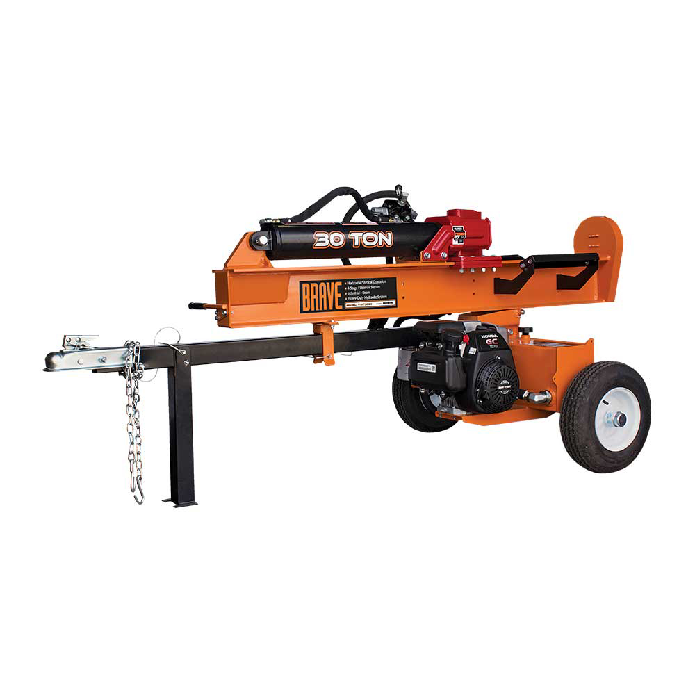 Brave Log Splitter | 30 Ton | Vertical/Horizontal | Honda GC190