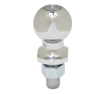 Picture of Ultra-Tow Chrome Hitch Ball 2-In. Ball | 3/4-In. Dia. X 1-3/4-In. L Shank | 3500-Lb. Cap