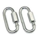 Picture of Ultra-Tow Safety Tow Chain Quick Links | 2 Pack |  5/16-In