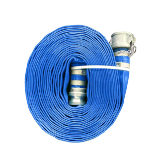 Picture of JGB | 1-1/2-in. X 50-ft. Blue PVC Discharge Hose CxE Camlocks