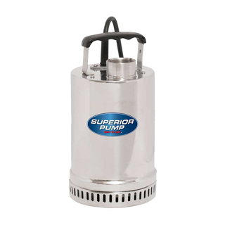 Picture of Superior Utility Pump | 1/4 HP | Stainless Steel | 1-1/4-In. NPT | 1650 GPH