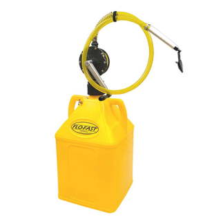 Picture of FLO-FAST | 15 Gallon Container with Pump | Professional Model Pump | Yellow
