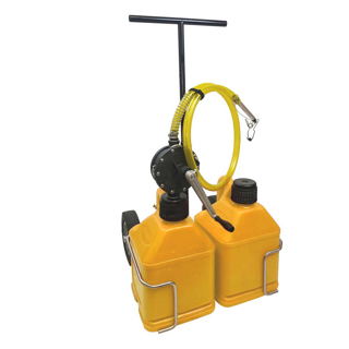 Picture of FLO-FAST | Professional 10 Gallon System | (2) 5 gallon containers | Yellow | Versa cart