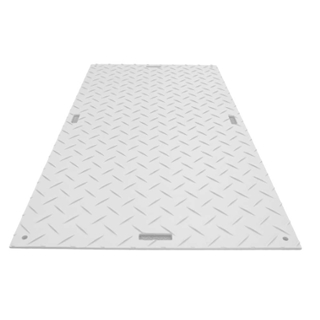Picture of Blue Gator Ground Protection Mat | 3-Ft. X 8-Ft. | Natural | Rubber Infused