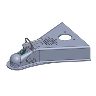 Picture of Ultra-Tow XTP Auto-Locking A-Frame Trailer Coupler | 5000-Lb. Cap | Fits 2-In. Ball