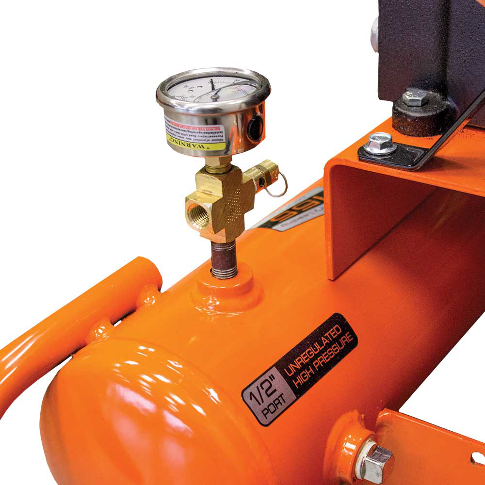 Industrial Air Compressor | Wheelbarrow | 8 Gallon | 9.9 CFM@90