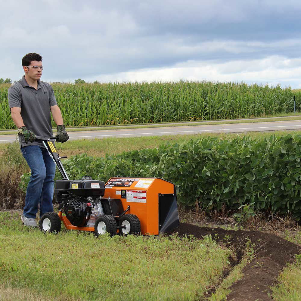 Brave Trencher | Steerable Bed Sculptor | 5 in. Rotor | Honda