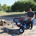 Picture of Iron and Oak Log Splitter | 24-Ton | Honda GX160