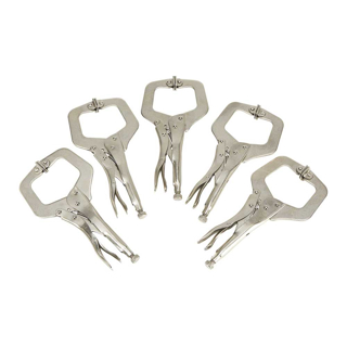 Picture of Klutch Locking C-Clamp Set 5Pc 11-In. Long