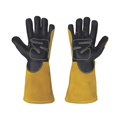 Picture of Klutch Cut Resist Cowhide Mig Weld Glove XL Pair Gold/Black