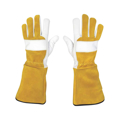 Picture of Klutch Cut Resist Cowhide Tig Weld Glove | L Pair Gold/White