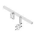 Picture of Jrco Mount Bar Kit | OffsetFixed Deck 