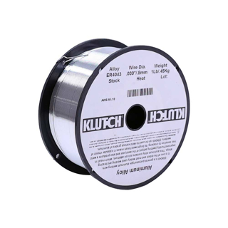 Picture of Klutch ER4043 Aluminum MIG Welding Wire 1-Ib Spool, Size 0.030-In.