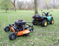 Picture of Brave Finish Cut Pull-Behind Mower | 60-In. Deck | GXV630 Honda Engine