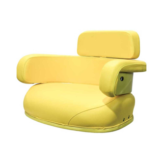 Picture of Uni Pro John Deere 4010 3-Piece Seat Cushion Kit | Economy | Yellow Vinyl