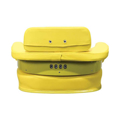 Picture of Uni Pro | KM 4010 Economy 3-Piece Seat Cushion Kit | John Deere | Yellow Vinyl