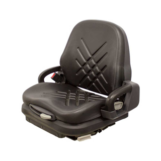 Picture of Uni Pro | KM Universal Forklift Seat with Mechanical Suspension | Black Vinyl