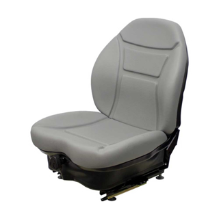 Picture of Uni Pro | KM 336 Seat with Mechanical Suspension | Gray Vinyl