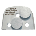 Picture of Virginia Abrasives Double Dot Hard Bond | White | Box of 3
