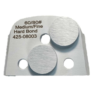 Picture of Virginia Abrasives Double Dot Hard Bond | White | Box of 3