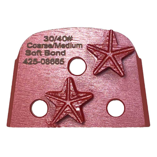 Picture of Virginia Abrasives Double Star Soft Bond | Red | Box of 3