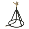 Picture of DISCONTINUED:Strongway Tripod Sprinkler with Round Base | 3/4-In. Brass Sprinkler Head | 2 Nozzles