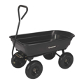Picture of Strongway Poly Dump Cart | 600-Lb. Capacity | 38-3/4 In. L x 20 In. W | 10-In. Pneumatic Tires