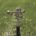 Picture of DISCONTINUED:Strongway Tripod Sprinkler with Round Base | 3/4-In. Brass Sprinkler Head | 2 Nozzles