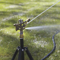 Picture of DISCONTINUED:Strongway Tripod Sprinkler with Round Base | 3/4-In. Brass Sprinkler Head | 2 Nozzles