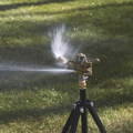 Picture of DISCONTINUED:Strongway Tripod Sprinkler with Round Base | 3/4-In. Brass Sprinkler Head | 2 Nozzles