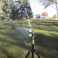 Picture of DISCONTINUED:Strongway Tripod Sprinkler with Round Base | 3/4-In. Brass Sprinkler Head | 2 Nozzles