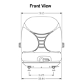 Picture of Uni Pro | KM 236 Seat with Mechanical Suspension | Gray Vinyl