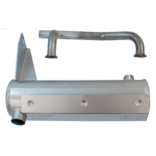Picture of Muffler | Silver Right Hand Oil Filter Side Kit | GX630