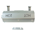 Picture of Muffler | Silver Left Hand With Bracket, Starter Side | GX800