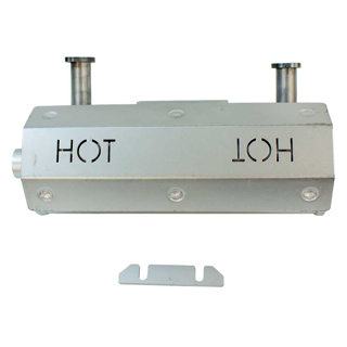 Picture of Muffler | Silver Left Hand With Bracket, Starter Side | GX800