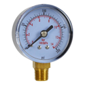 Picture of Klutch | Air Pressure Gauge | Bottom Mount| 200 PSI