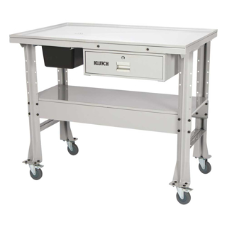 Picture of DISCONTINUED:Klutch Heavy-Duty Tear Down Table/Workbench With Drain