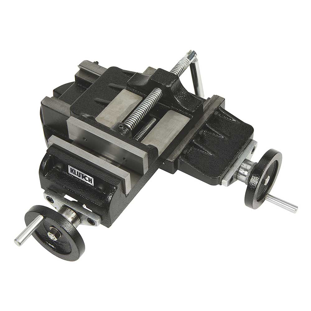 Klutch Cross-Slide Drill Press Vise | 4-In. Jaw Width | 4912007