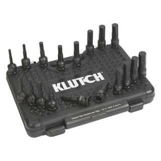 Picture of Klutch | Drive Impact Hex Socket Set | 1/2-In. | SAE and Metric