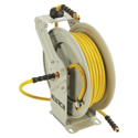 Picture of Klutch Auto-Rewind Dual Arm Air Hose Reel with Hose | 3/8-In. X 50-Ft.
