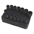 Picture of Klutch | Drive Impact Socket Set | 1/2-In. | Chrome | Metric